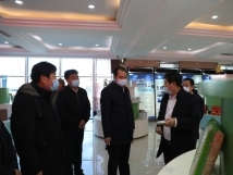 12月13日，市委書(shū)記王賀民蒞臨亞歐公司指導(dǎo)